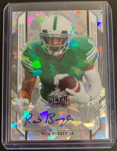 Rico Bussey Jr. 2021 Leaf Metal Draft Auto /50, White Cracked Ice #PA-RBJ - Picture 1 of 3
