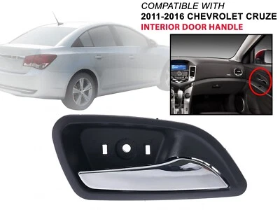 Manija de puerta para Chevrolet 2011-2016 Cruze interior pasajero delantero derecho trasero Foto 1 de 4