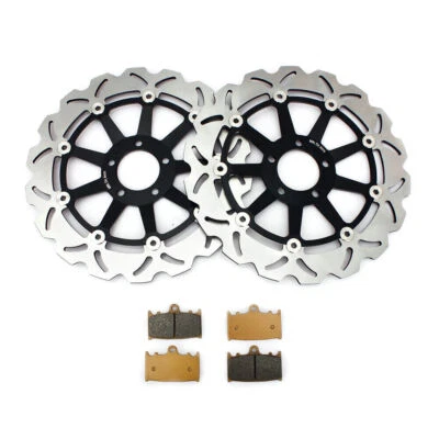 Pastillas rotores de freno delanteros para Kawasaki ZZR 1200 2002-2004 ZX-9R ZX 900 B 1994-1995 Foto 1 de 4