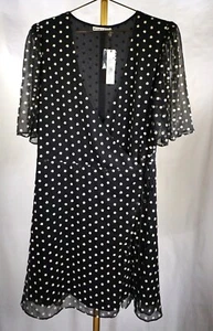 ALICE+OLIVIA STYLE BLACK DRESS SZ 14 - Picture 1 of 5