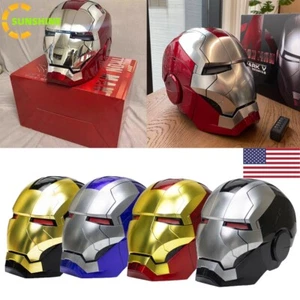 Iron Man 1:1 MK5 Jarvis Deformable Voice Control Wearable Helmet Christmas Mask - Picture 1 of 56