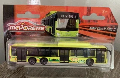 Majorette City Bus MAN Lion’s City C Yellow New & Sealed - Image 1 of 2