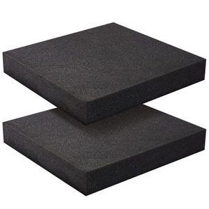 2-Pack Packing Foam Sheets, Polyurethane Cushioning Moving Insert Pads (12x12x2) - Picture 1 of 9