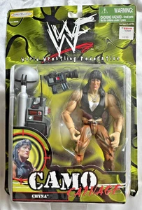 WWF Camo Carnage Chyna 6" Wrestling Actionfigur Jakks Pacific 1999 - Bild 1 von 8