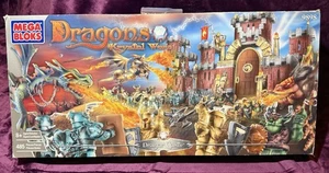 Mega Bloks Dragons Krystal Wars Draigar Castle 9898 New Open Box RARE - Picture 1 of 6
