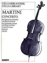 Concerto D Major Giovanni Battista Martini Piano Reduction Cello, Strings and Ba - Image 1 of 4