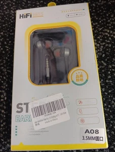 HiFi Bliss 3.5mm Earbuds Clear Sound For Gaming On PC NIB Free Shipping M42 - Picture 1 of 1