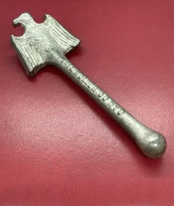 Vintage Iron Meat Tenderizer Mallet Hammer German Eagle 1934 Safe Holder Co NYC - Picture 1 of 15