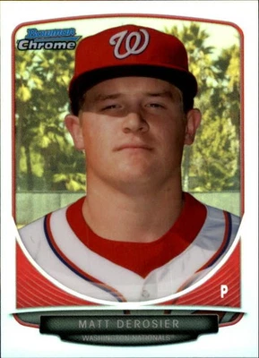 2013 Bowman Chrome Mini Refractors #76 Matt Derosier/125 - BB - Image 1 of 2