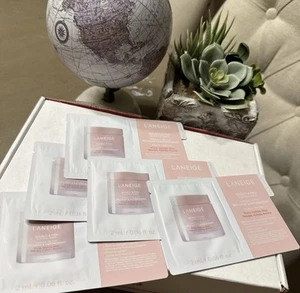 5 LANEIGE Bouncy & Firm Sleeping Mask 0.06 fl oz 2 mL Samples (total 10 ml) S - Picture 1 of 4