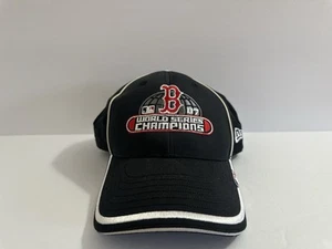 Cappello Campioni del Mondo 2007 Nuova Era Boston Red Sox Cotone Nero - Foto 1 di 7