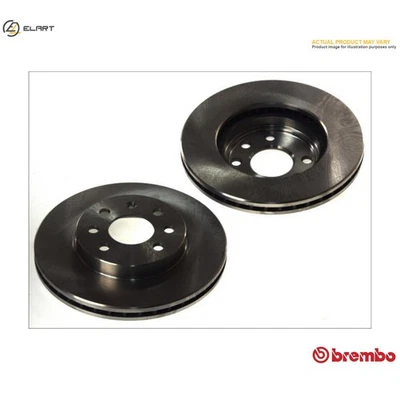 2x BRAKE DISC 08.E958.11 FOR RENAULT B4D419/470/409 H4D470/450/480/452 1.0L 4cyl - Image 1 of 4