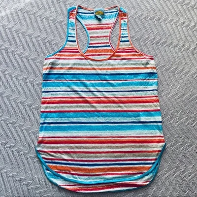C & C California multicolor stripe racerback tank - Image 1 of 4