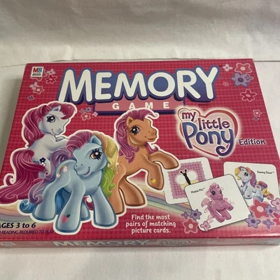 My Little Pony Memory Game by Hasbro Gaming 2003 vintage 71/72 Cards - Image 1 of 4