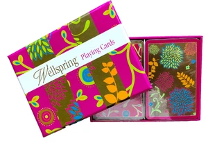 Colorido WELLSPRING Zoey #3506 Dos/2/DOBLE Baraja/Mazos EN CAJA CARTAS L@@K! - Imagen 1 de 12