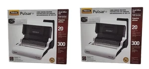 Lot of 2: Fellowes Pulsar + Plus 300 Sheet Bind Office Comb Binding Machine - Picture 1 of 16