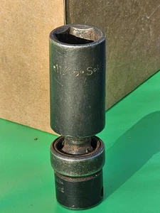 SK-Stecknuss #33342-(SAE- 11/16")-schwenkbar-Schlagschraubernuss-3/8" Antrieb-tief--6 Punkt - Bild 1 von 2