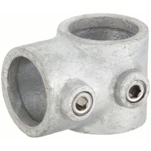 LOTTO QUANTITÀ 2 tubi strutturali Te finitura zincata 1-3/8" x 1-3/8" - Foto 1 di 2