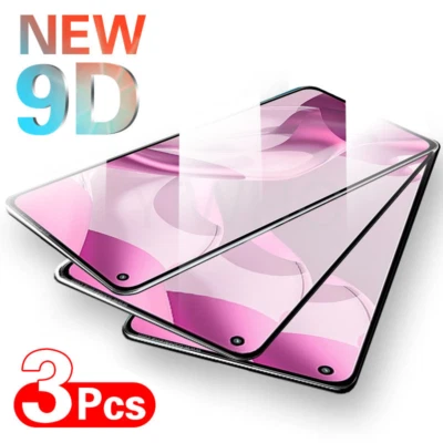 Tempered Glass For Xiaomi Mi 11T Pro Redmi Note 11 9 Full Cover Screen Protector - Image 1 of 4