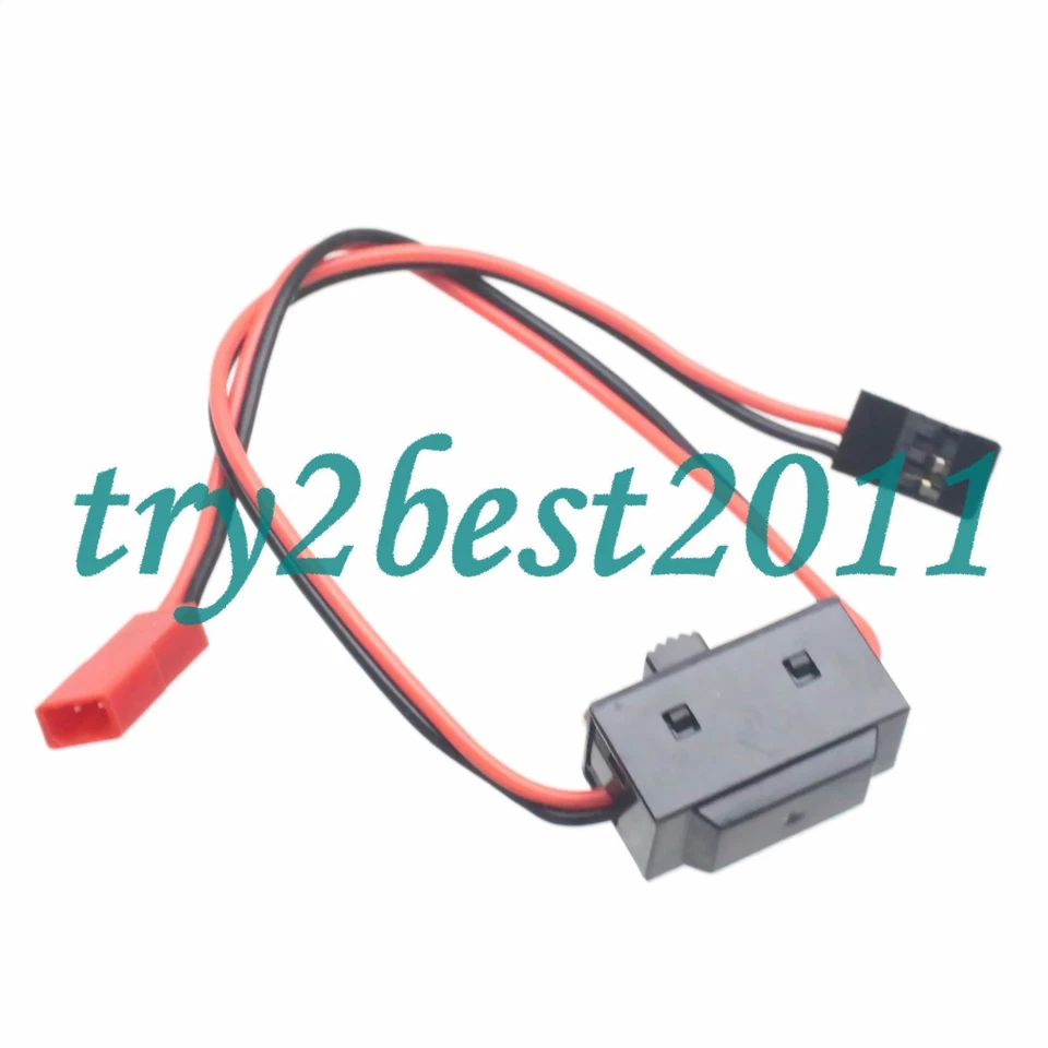 Interruptor acessório LED RC com conector JST F e JR M quadricóptero avião caminhão carro - Imagem 1 de 1