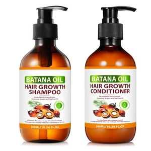 All Natural BATANA OIL (Shampoo & Conditioner) with BIOTIN, Onion , Rosemary Oil - Picture 1 of 5