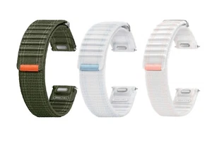 Original Zubehör Hersteller Samsung Galaxy Watch 7 40 mm Stoffband, Nylon grün/blau/weiß - OPEN BOX - Bild 1 von 13