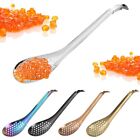 Steel Hot Pot Spoon Caviar Spoon Kitchen Accessories Egg Yolk Caviar Colander