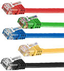 Flat Ethernet Cat6 Network Cable RJ45 Low Profile Thin lead LOT 50cm 1m 2m 3m