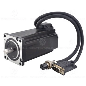 Motor paso a paso de circuito cerrado STEPPERONLINE Nema24 4Nm 5A Φ10 mm con codificador 1000CPR CNC - Imagen 1 de 5