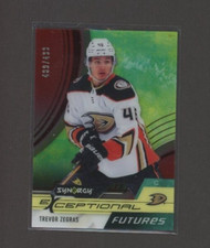 2021-22 Synergy Exceptional Futures Red #EFTZ Trevor Zegras 409/499