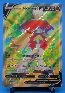 Hisuian Decidueye V 173/189 Pokémon Juego de Cartas Coleccionables 2022 Resplandor Astral Ultra Raro Arte Completo - Imagen 1 de 3