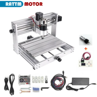 3 Axis 2 in 1 GRBL CNC 3018 Max Laser Engraving Cutter Milling Machine + Offline - Image 1 of 3