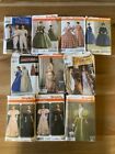 Lot of 10 Simplicity CIVIL WAR Victorian gown Historical costume sewing patterns