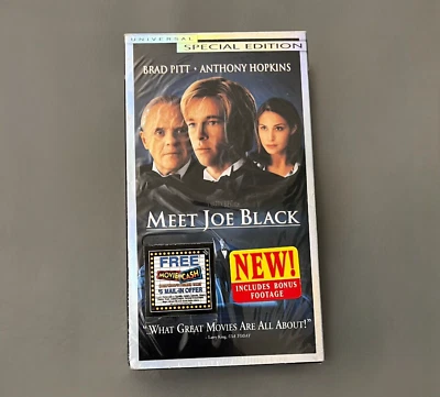 Universal Meet Joe Black Brad Pitt & Anthony Hopkins Special Edition VHS 1996 - Image 1 of 4