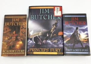 Jim Butcher The Codex Alera Books # 2 5 6 Academs Princeps First Lords Fury Lot - Imagen 1 de 10