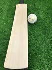 English Willow Plain Cricket Bat Grade-1 Thick Edge free Ball ( Nature in India)