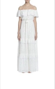 Catherine Malandrino Virginie White Maxi Dress Size XL ~NWT - Picture 1 of 4