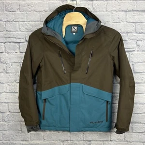 Flylow Men Roswell Full Zip Winter Jacket Ski Snowboard Coat Pockets Size Small - Picture 1 of 14