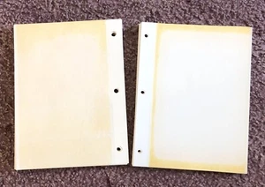 Álbum de fotos vintage páginas adicionales, 8" x 10,5", tres agujeros, 2 tipos - Imagen 1 de 2
