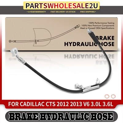 前左侧制动液压软管适用于凯迪拉克 CTS 2012 - 2013 V6 3.0L 3.6L AWD — 第 1/4 张图片