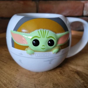 Star Wars The Mandalorian Baby Yoda Mug Disney 3D coffee cup New - Picture 1 of 6