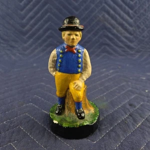 Vintage Oscar Gunnarson Figurine Sculpture Of Swedish Man RARE - Picture 1 of 14