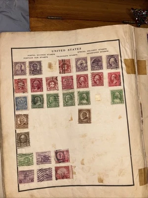 71 US Stamps 1932 Washington Bicentennial 50 Mint 23 Used See Details - Image 1 of 4