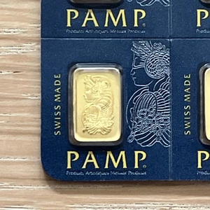 PAMP 1 Gram Gold Bar Multicard - Picture 1 of 3