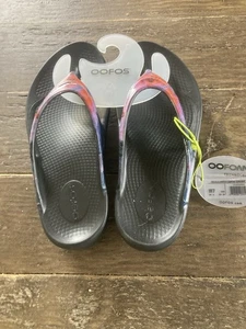 Oofos Oolala Limited Recovery Sandals Size 7 Women Color Canyon Sunlight New! - Picture 1 of 8