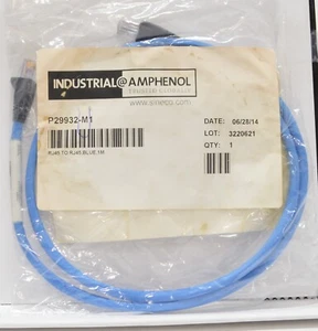 NUEVO Cable de conexión Amphenol P29932-M1 RJ45 a RJ-45 1 metro - Imagen 1 de 2
