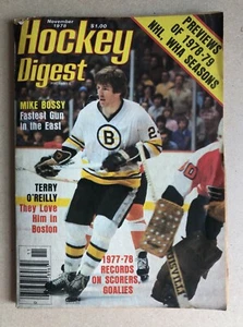 Hockey Digest novembre 1978 Wayne Gretzky articolo copertina Terry O'Reilly - Foto 1 di 4