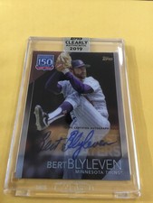 2019 Topps CLEARLY AUTHENTIC BERT BLYLEVEN AUTO 150 YEARS OF BASEBALL TWINS!