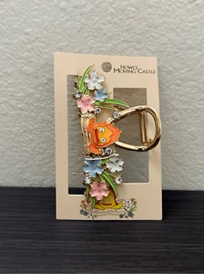 Studio Ghibli Howl's Moving Castle Calcifer Floral Claw Hair Clip - Picture 1 of 3