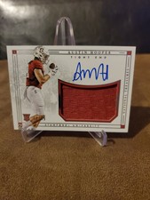 2016 Panini National Treasures Collegiate SP #'d 64/99 Austin Hooper Rookie Auto